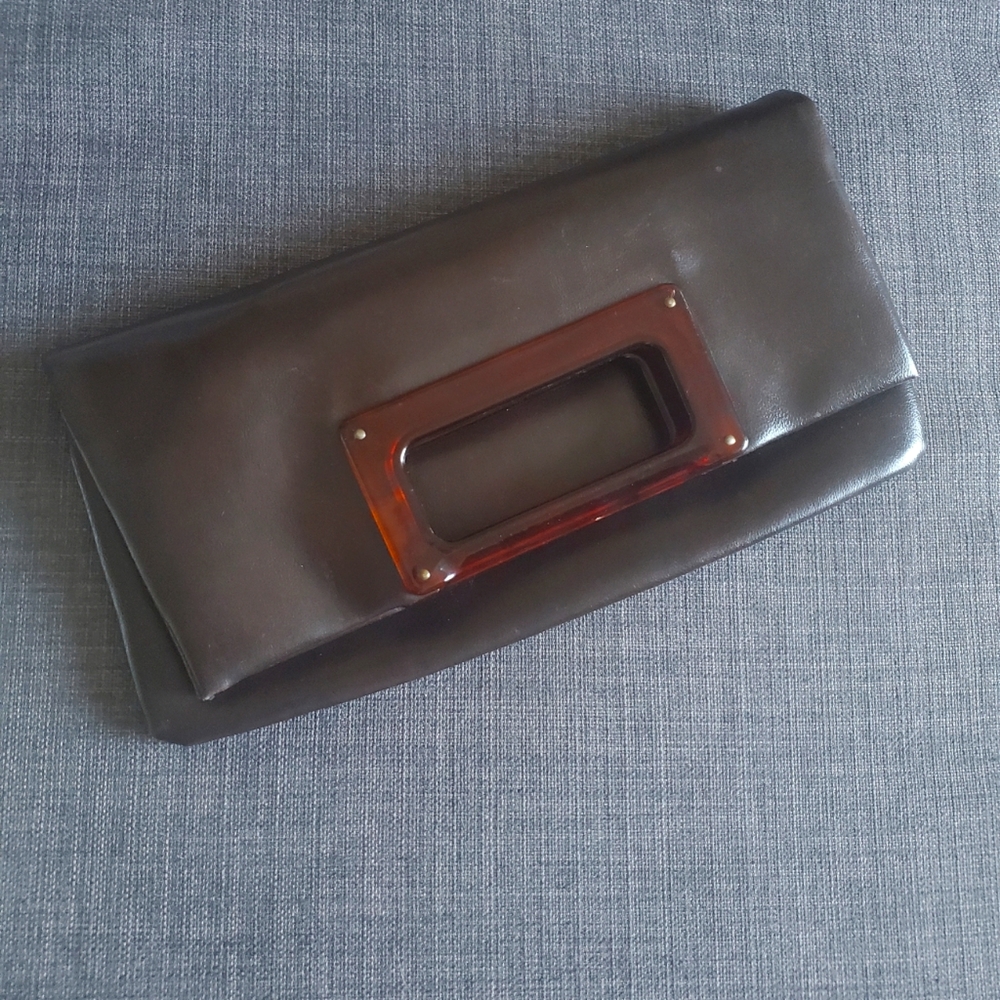 Calego | Vintage two way brown clutch / purse